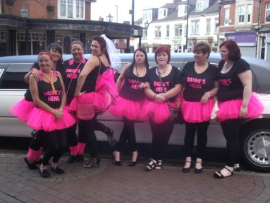 Hen night party ideas, Bliss Limousine Hire Middlesbrough 1st 4 wedding car hire